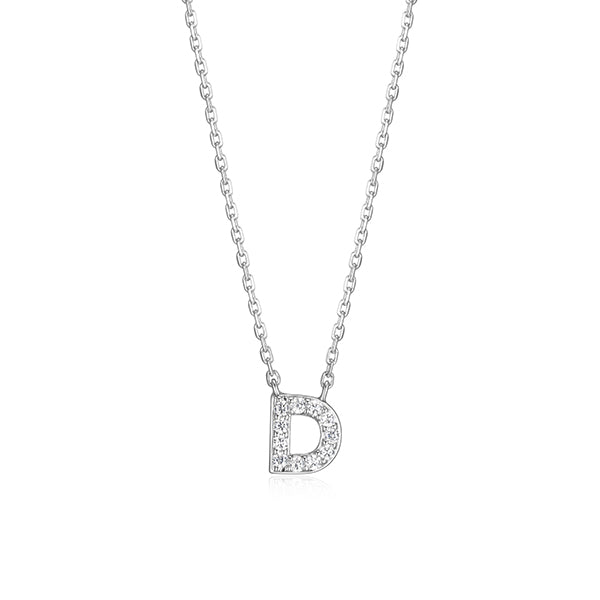Elegant Necklace with initial D