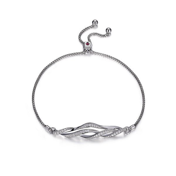 Elegant Twisted Bolo Bracelet