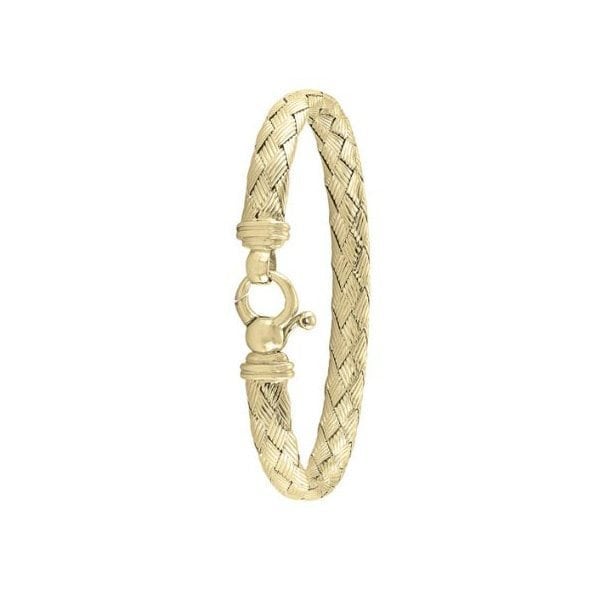 Gold-finished-Sterling-Silver-Fashion-bangle
