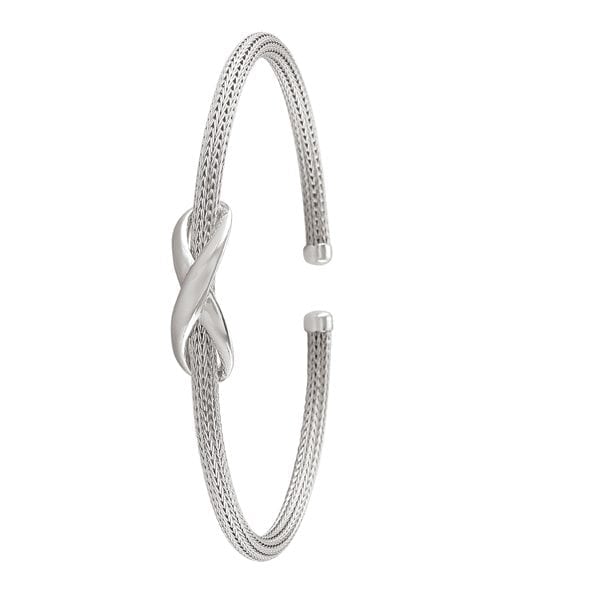 Sterling Silver Infinite Fashion bangle