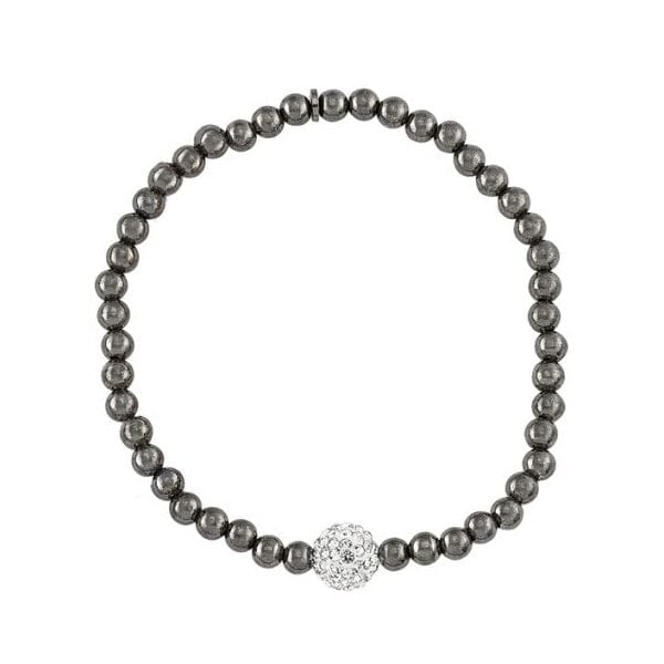 Sterling Silver Fashion Bracelet with CZ Ball