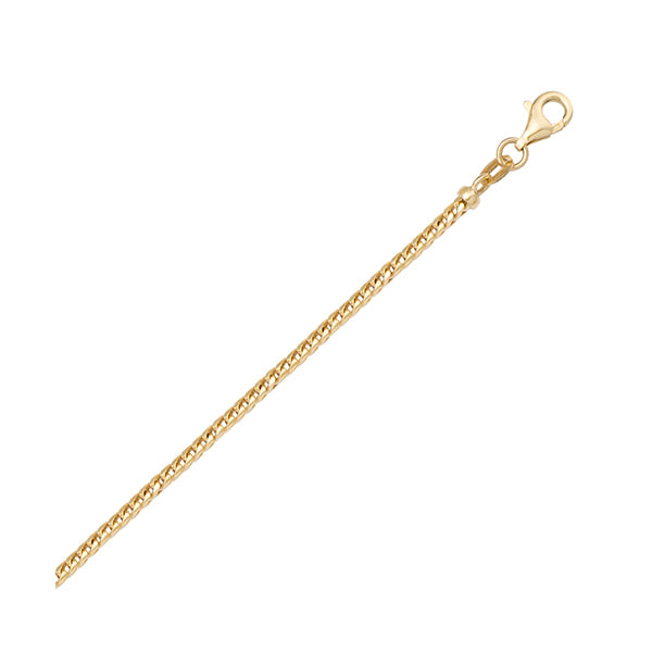 20" 18K Gold Franco Necklace