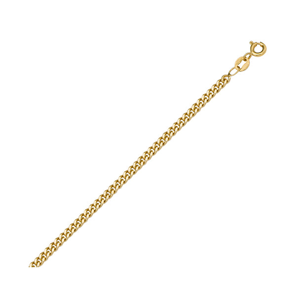 18"-18K-Gold-Curb-Necklace---2.4-gm
