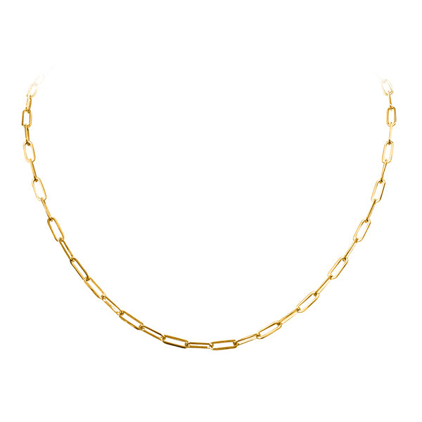 14K-Gold-Paperclip-2mm-Gauge-18"-Necklace