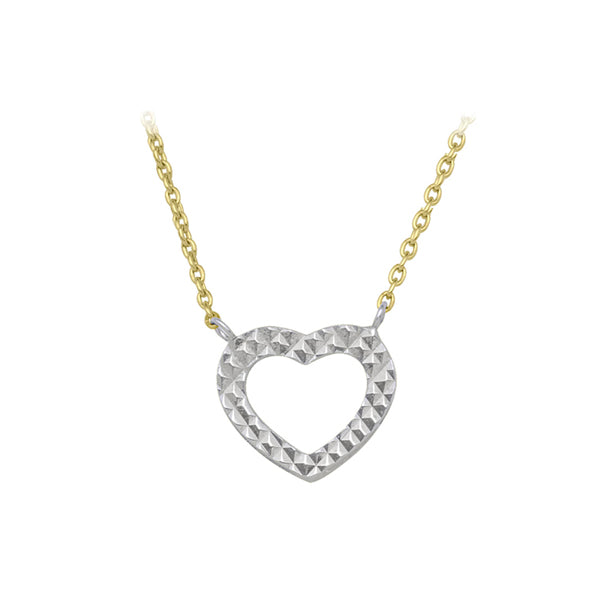Elegant Gold Heart Necklace