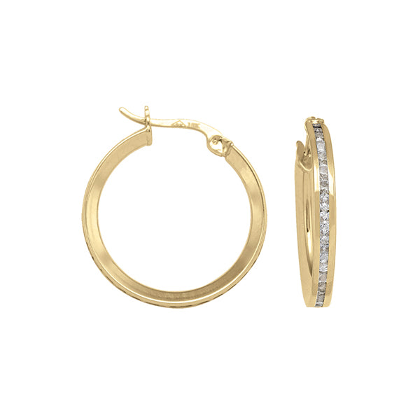 Elegant Gold Hoop Earrings