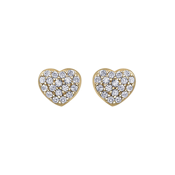 Diamond Stud Earrings in 10K (0.18 CT. T.W.) - Gold