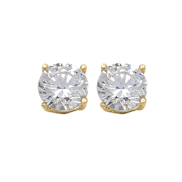 Elegant Gold Stud Earrings