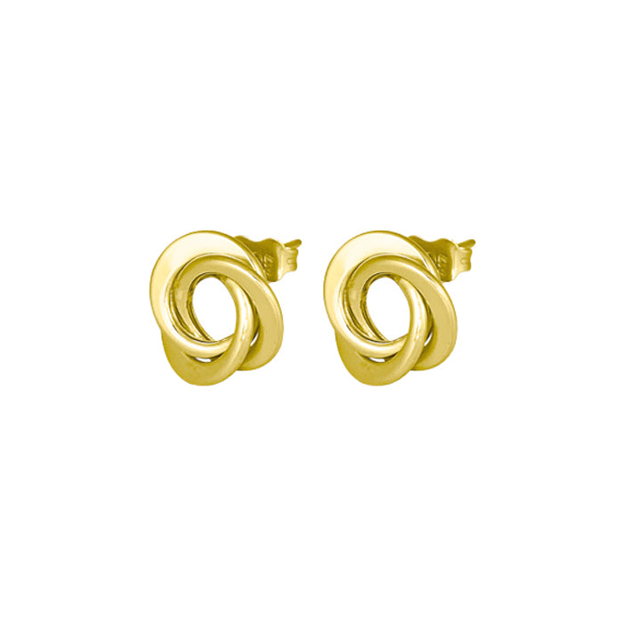 10K-Yellow-Gold-Twisted-Knot-Earrings