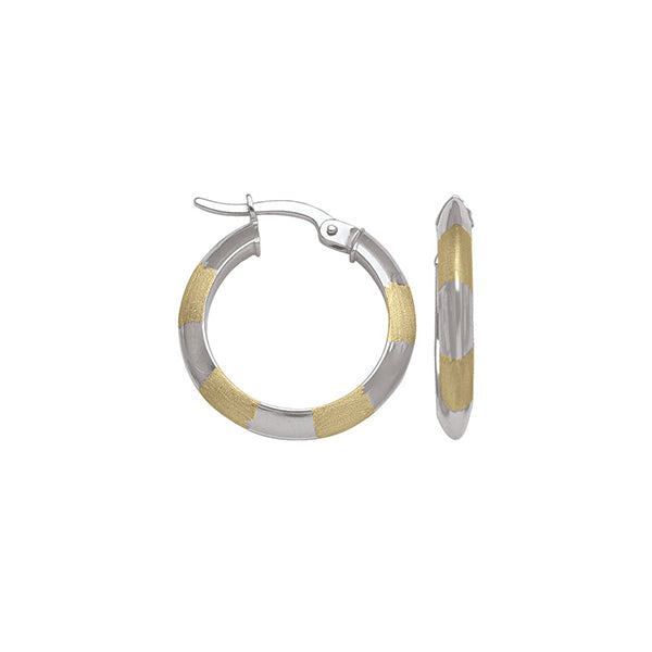 Elegant Real Gold Hoop Earrings