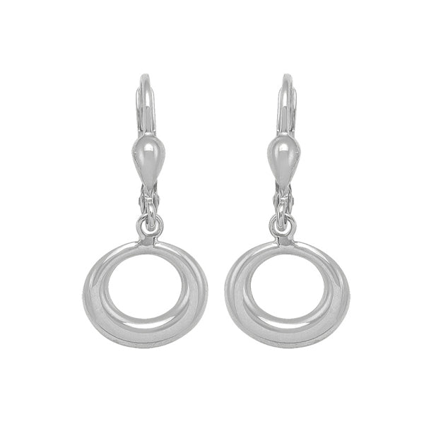 Elegant Genuine Gold Silver Drop Earrings