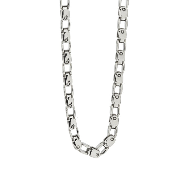 STEELX 5mm Bicycle Chain Necklace - Silver