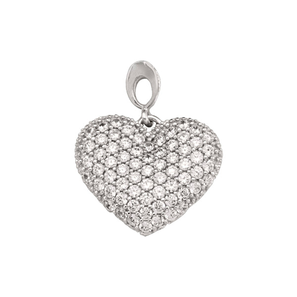 Elegant Real Gold Heart Pendant