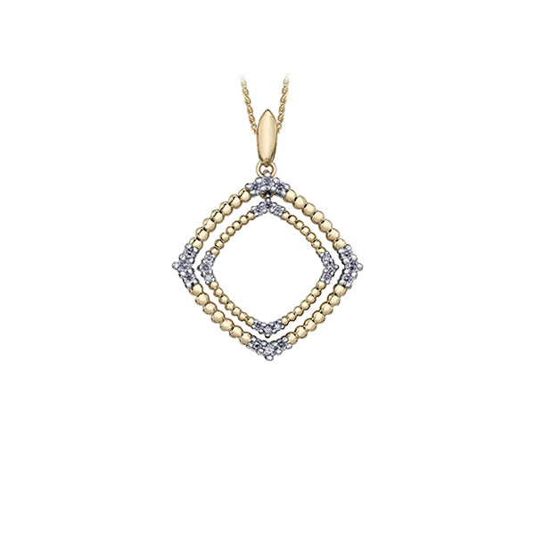 Diamond Pendant in 10K Gold (0.08 -0.16 CT. T.W.) - Gold