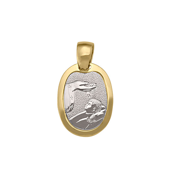 18K-Two-Tone-Baptism-Pendant---2.0-gm