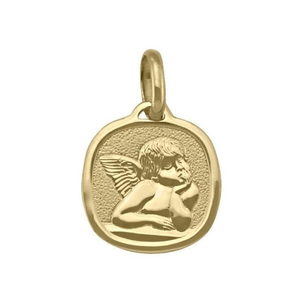 14K-Gold-Thinking-Angel-Pendant