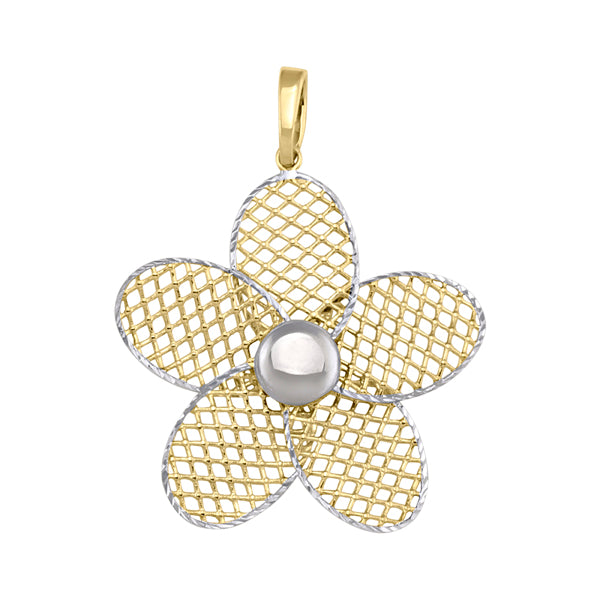 Gold Flower Pendant