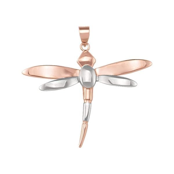 Elegant Gold Dragonfly Pendant