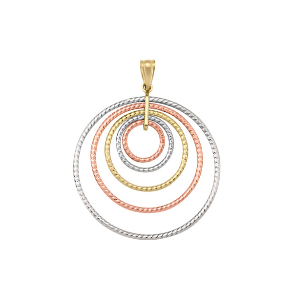 Elegant Gold Ring Pendant