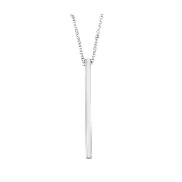 Sterling Silver Fashion Necklace with Pendant