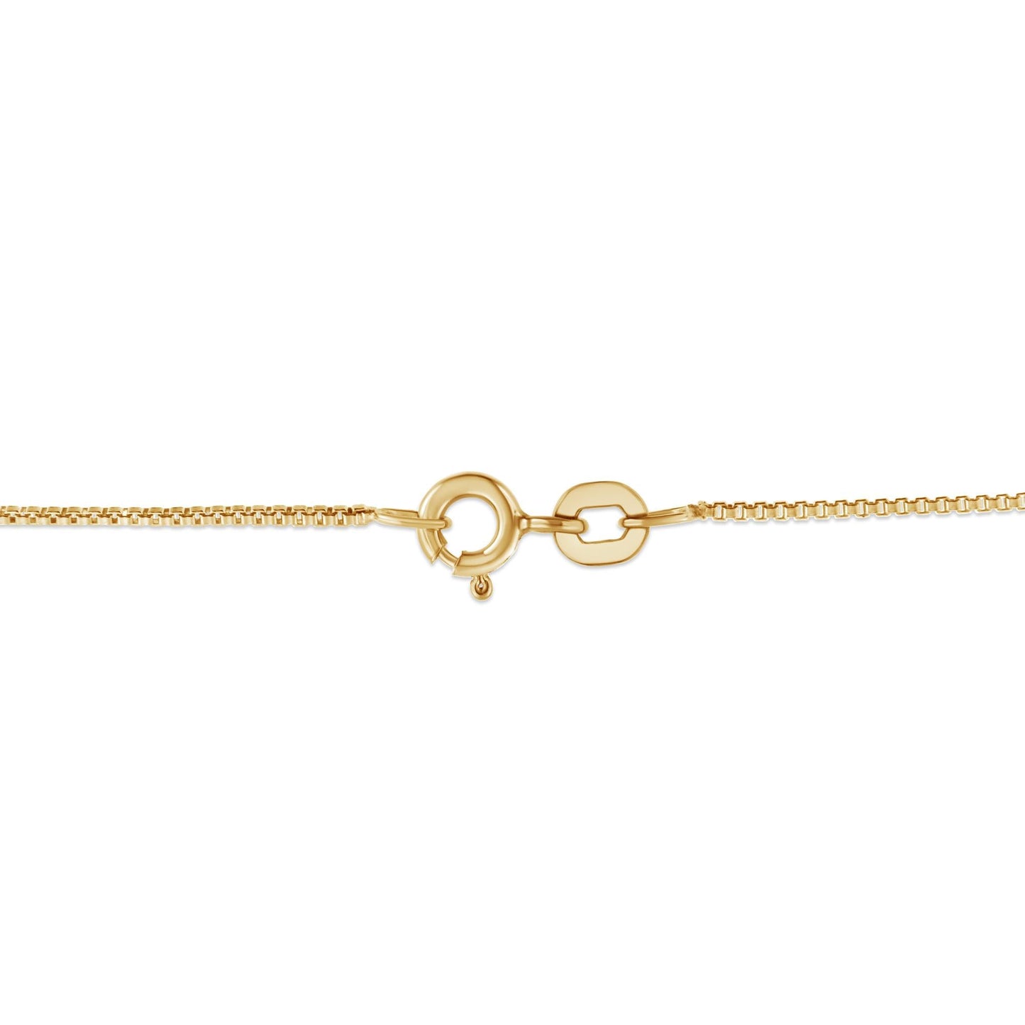 14K Yellow Gold Plated .925 Sterling Silver 1/2 Cttw Champagne Diamond Cross Pendant Necklace (K-L Color, I1-I2 Clarity) - 18"