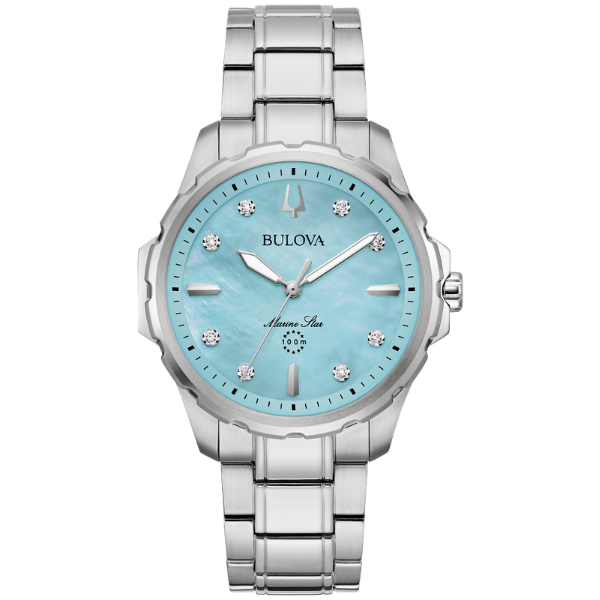 Bulova 96P248 Marine Star Ladies Watch - Blue