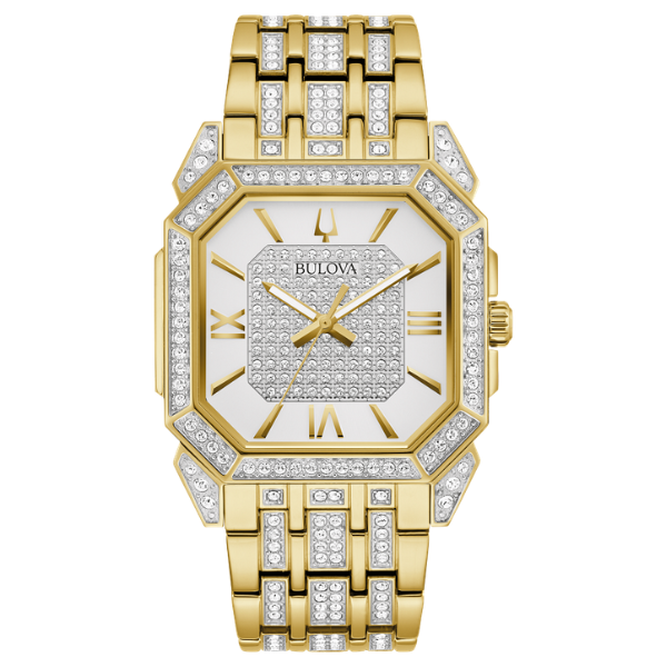 Bulova 98A295 Octava Mens Watch - White