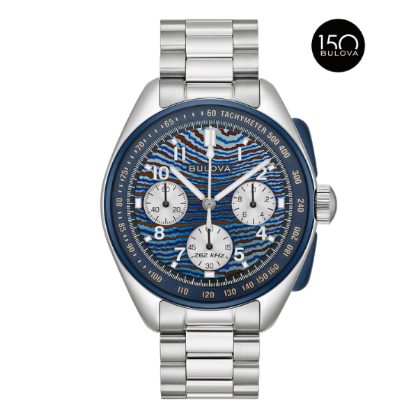 Bulova 98A329 LUNAR PILOT Budii x Thiago - Blue