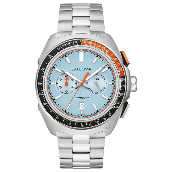 Bulova 98B432 Racer Mens Wacth - Light Blue