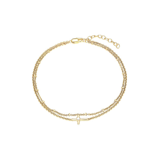 Trendy Sterling Silver Anklet