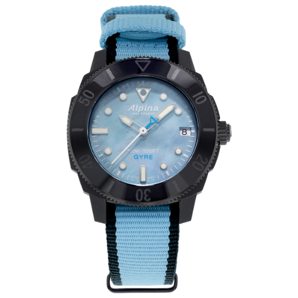 Alpina AL-525LMPLNB3VG6 Diver Gyre Automatic Ladies Watch - Blue