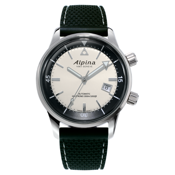 Alpina AL-525S4H6 Seastrong Diver 300 Heritage Watch - White