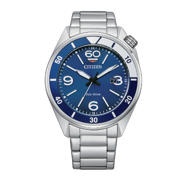 AW1711-87L Aviator Style Eco-Drive Mens Watch