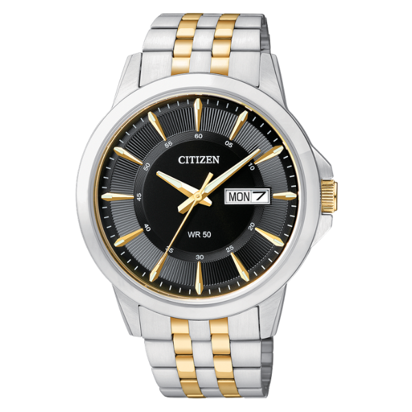 Citizen BF2018-52E Quartz Two Tone Men Watch - Black