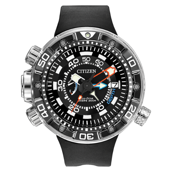 Citizen BN2029-01E Promaster Aqualand 200M Depth Meter Men Watch - Black