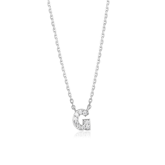 Elegant Necklace with Initial G