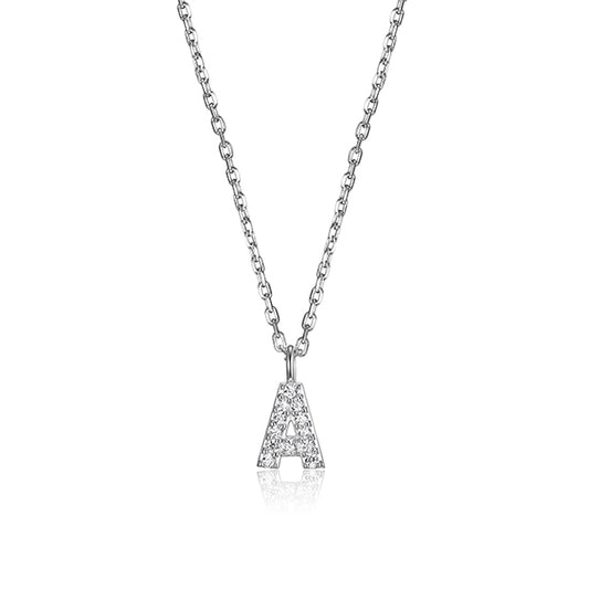 Elegant Necklace with Initial A