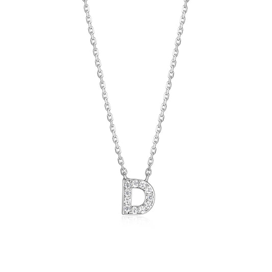 Elegant Necklace with initial D