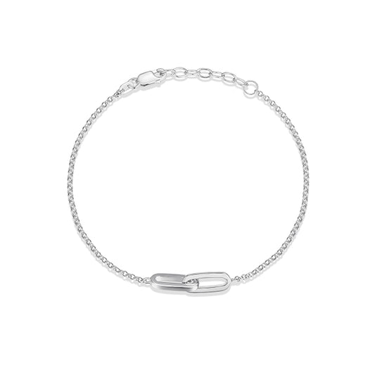 Elegant Double Link Rolo Bracelet
