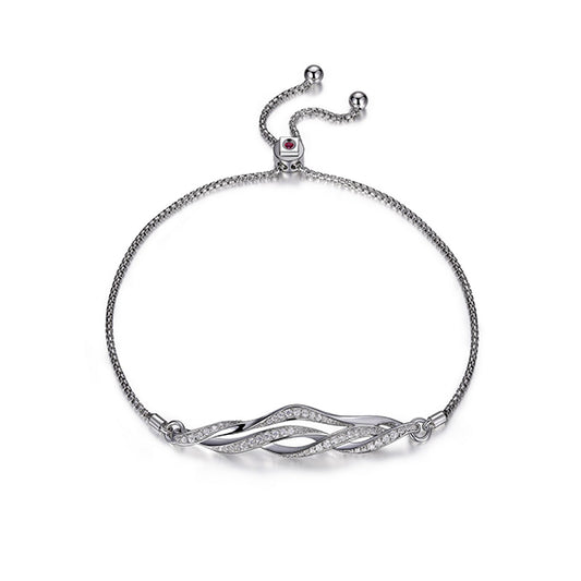 Elegant Twisted Bolo Bracelet