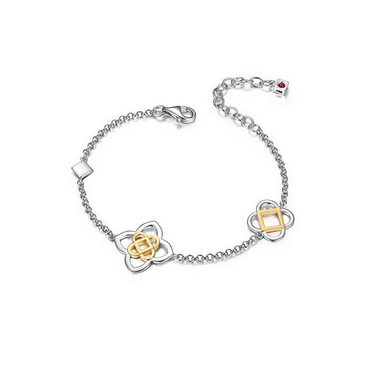 Elegant Double Motif Bracelet