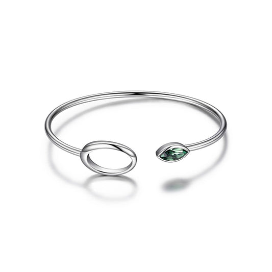Elegant Swarovski Crystal Flexi Cuff