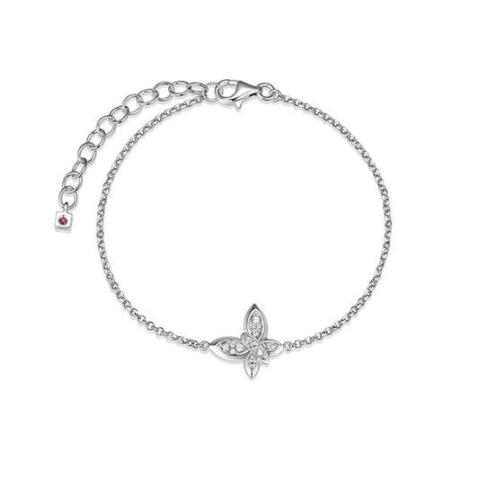 Elegant Scintillation Butterfly Bracelet 