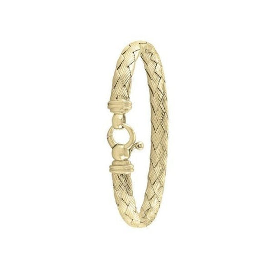 Gold-finished-Sterling-Silver-Fashion-bangle