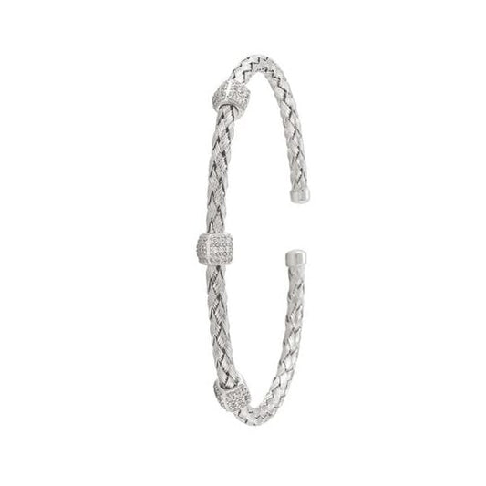 Sterling-Silver-Fashion-bangle-with-C.Z.-stones