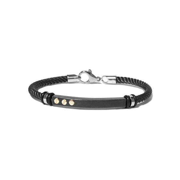 Black Stainless Steel Cable Wire for Men