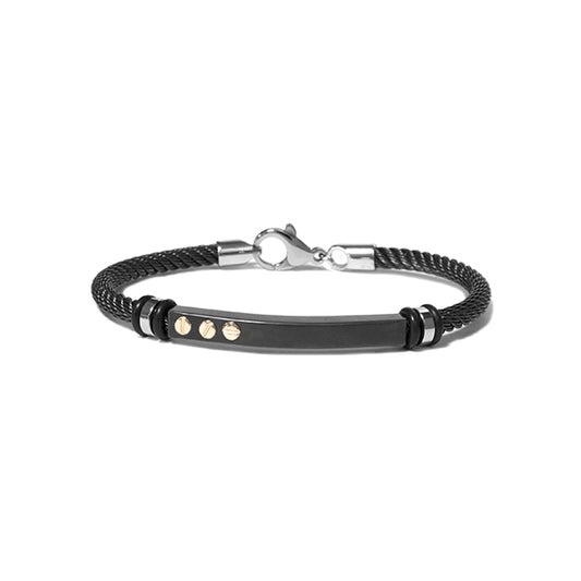 Black Stainless Steel Cable Wire for Men