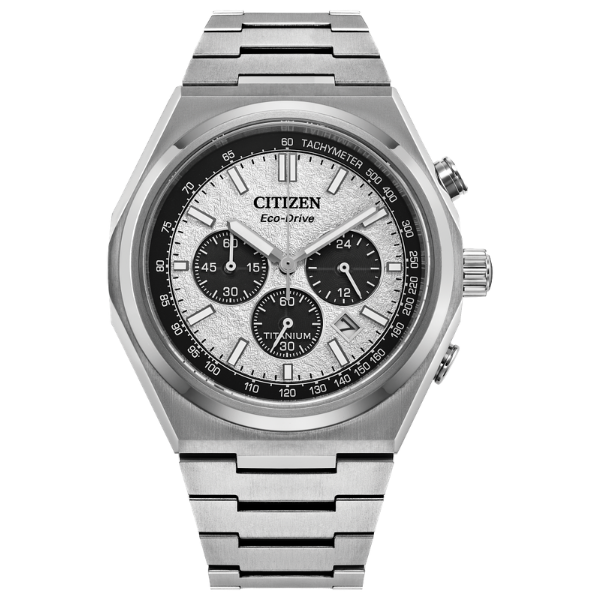 Citizen CA4610-85A Zenshin Chrono Men Watch - Silver