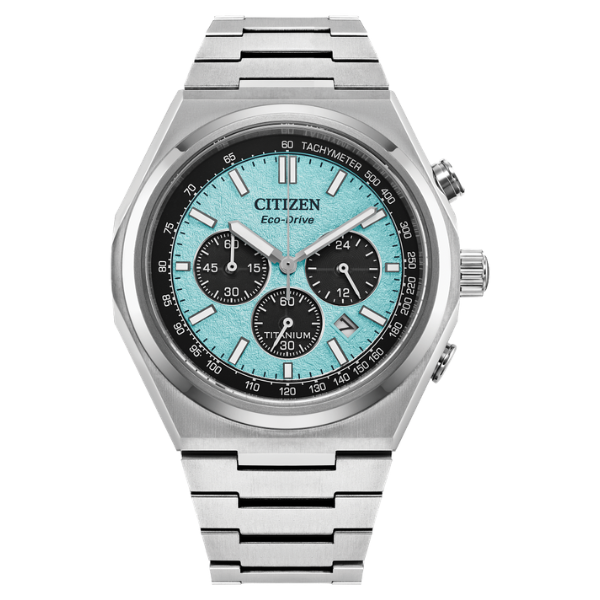 Citizen CA4610-85M Zenshin Chrono Men Watch - Light Blue