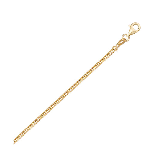 20" 18K Gold Franco Necklace